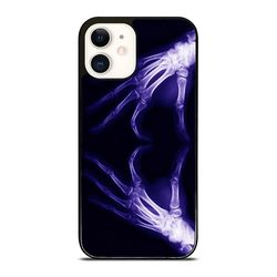 blue purple xray iphone case - stylish & durable phone cover for iphone