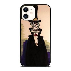 dapper skeleton iphone case - stylish & durable phone cover for iphone