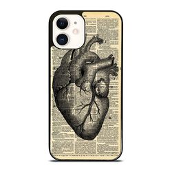 dictionary heart iphone case - stylish & durable phone cover for iphone