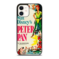 disney peter pan poster iphone case - stylish & durable phone cover for iphone