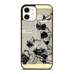 dog on paper iphone case - stylish & durable phone cover for iphone