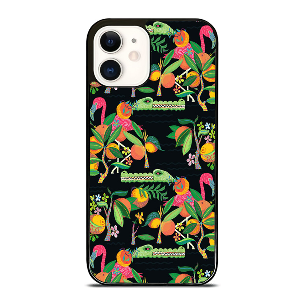 Floral Crocodile Flamingo IPhone Case  Stylish  Durable Phone Cover For IPhone Samsung Galaxy And G 0