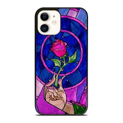 flower stained glass iphone case - stylish & durable phone cover for iphone, samsung galaxy, and google pixel