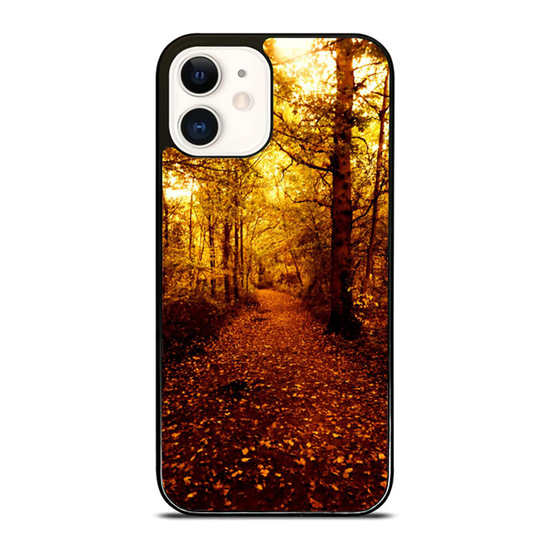 Gold Autumn Fall IPhone Case  Stylish  Durable Phone Cover For IPhone Samsung Galaxy And Google Pix 0