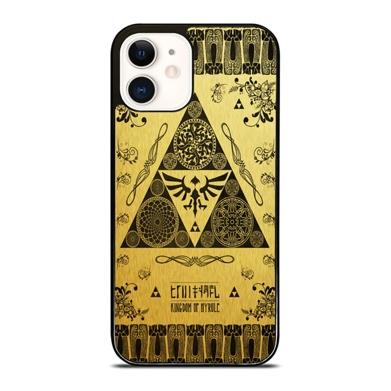 Gold Zelda Triforce IPhone Case  Stylish  Durable Phone Cover For IPhone Samsung Galaxy And Google  0