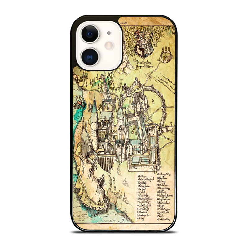 Harry Potter Hogwarts Map IPhone Case  Stylish  Durable Phone Cover For IPhone Samsung Galaxy And G 0