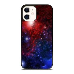 nebula red blue iphone case - stylish & durable phone cover for iphone