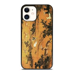 painting deer iphone case - stylish & durable phone cover for iphone
