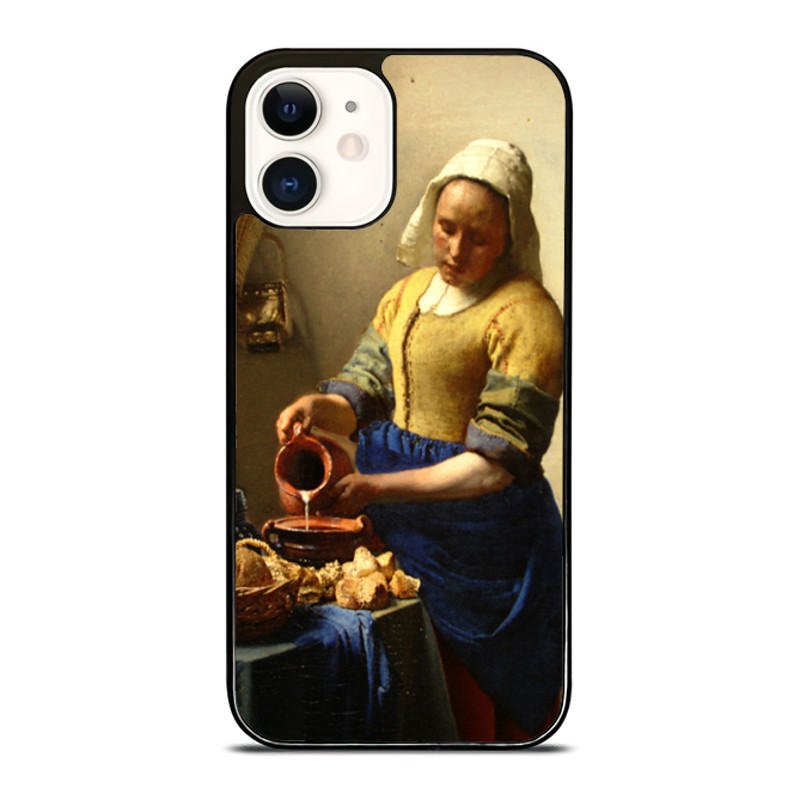 Painting Milkmaid IPhone Case  Stylish  Durable Phone Cover For IPhone Samsung Galaxy And Google Pi 0