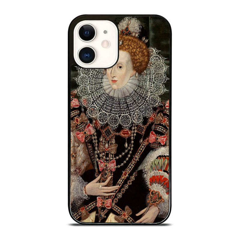 Painting Queen Elizabeth IPhone Case Stylish Durable Phone Cover For IPhone Samsung Galaxy And Go 0