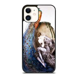 peacock painting iphone case - stylish & durable phone cover for iphone