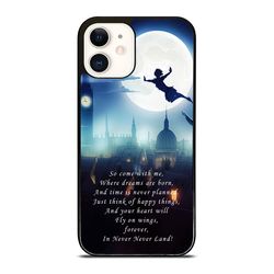 peterpan quote iphone case - stylish & durable phone cover for iphone,