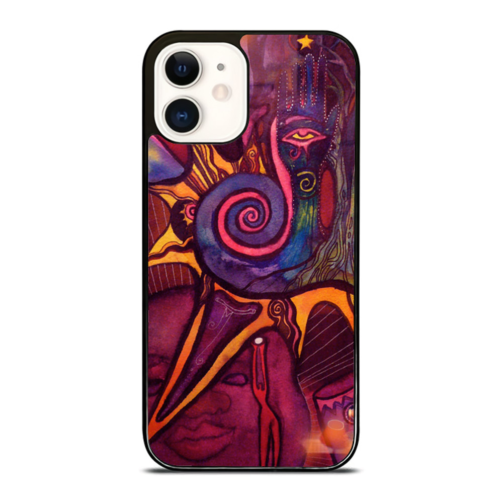 Purple Abstract Spiral IPhone Case  Stylish  Durable Phone Cover For IPhone Samsung Galaxy And Goog 0