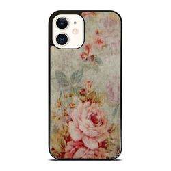 retro floral flower iphone case - stylish & durable phone cover for iphone