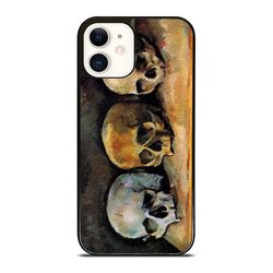 skull vintage vanitas iphone case - stylish & durable phone cover for iphone