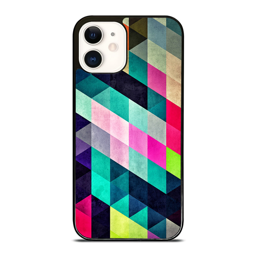 Colorful Geometric IPhone Case  Stylish  Durable Phone Cover For IPhone Samsung Galaxy And Google P 0