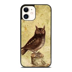 vintage owl bird iphone case - stylish & durable phone cover for iphone