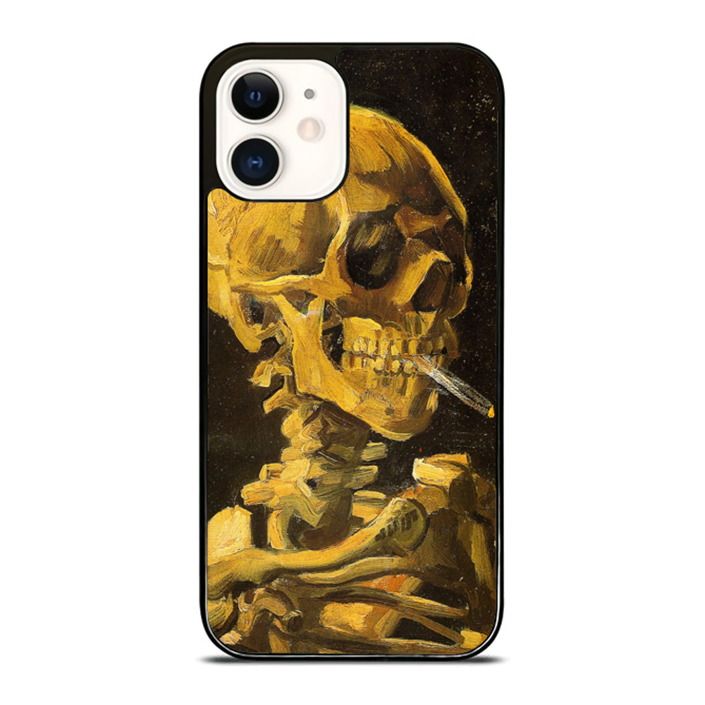 Vintage Van Gogh Skull IPhone Case  Stylish  Durable Phone Cover For IPhone Samsung Galaxy And Goog 0