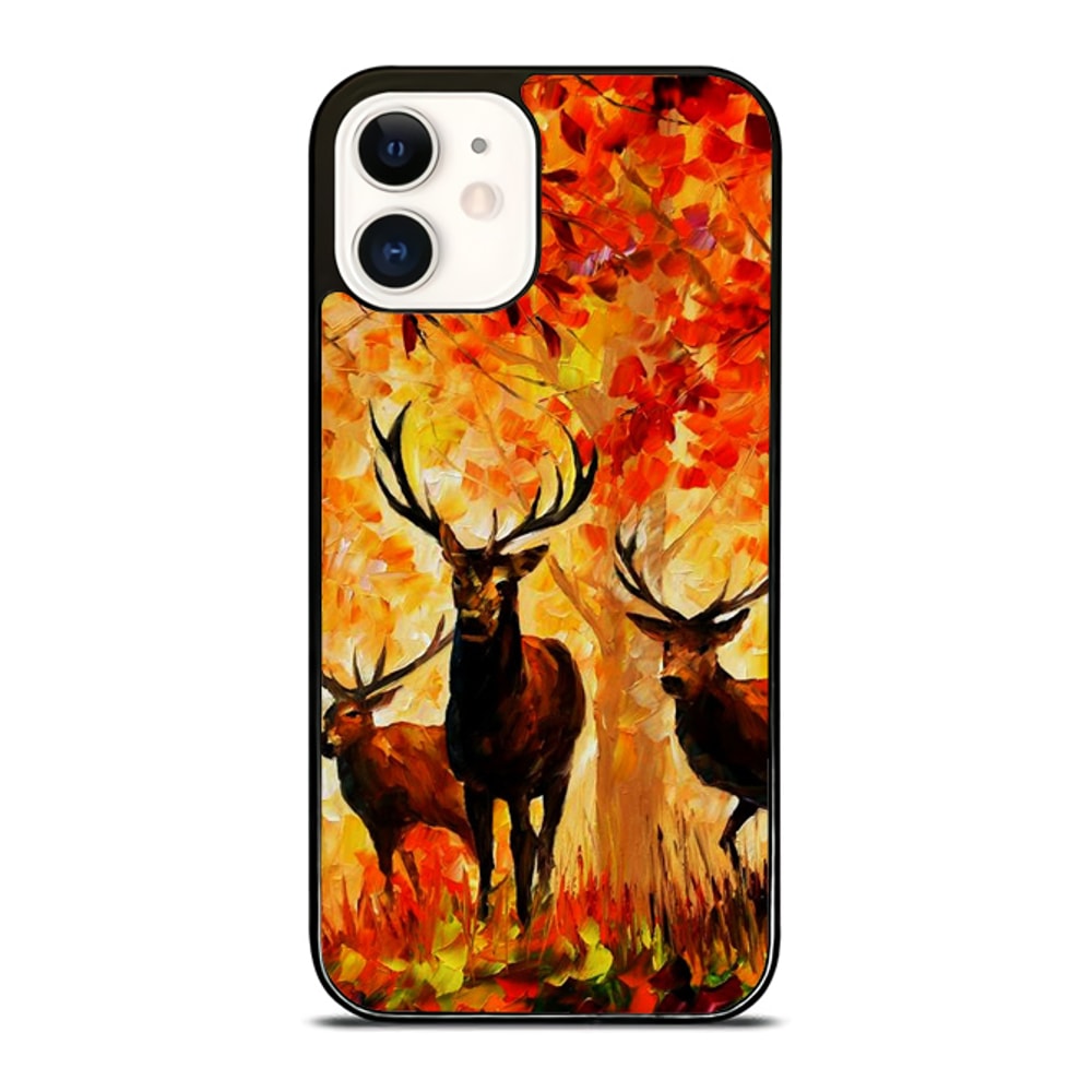 Watercolor Deer Painting IPhone Case Stylish Durable Phone Cover For IPhone Samsung Galaxy And Go 0
