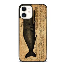 whale sketch iphone case - stylish & durable phone cover for iphone