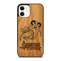 wood adventure time iphone case - stylish & durable phone cover for iphone