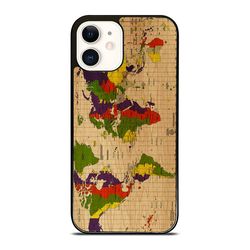 world map iphone case - stylish & durable phone cover for iphone