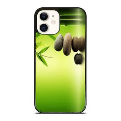 zen bamboo stone iphone case - stylish & durable phone cover for iphone