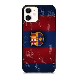 fc barcelona signature iphone case - stylish & durable phone cover for iphone