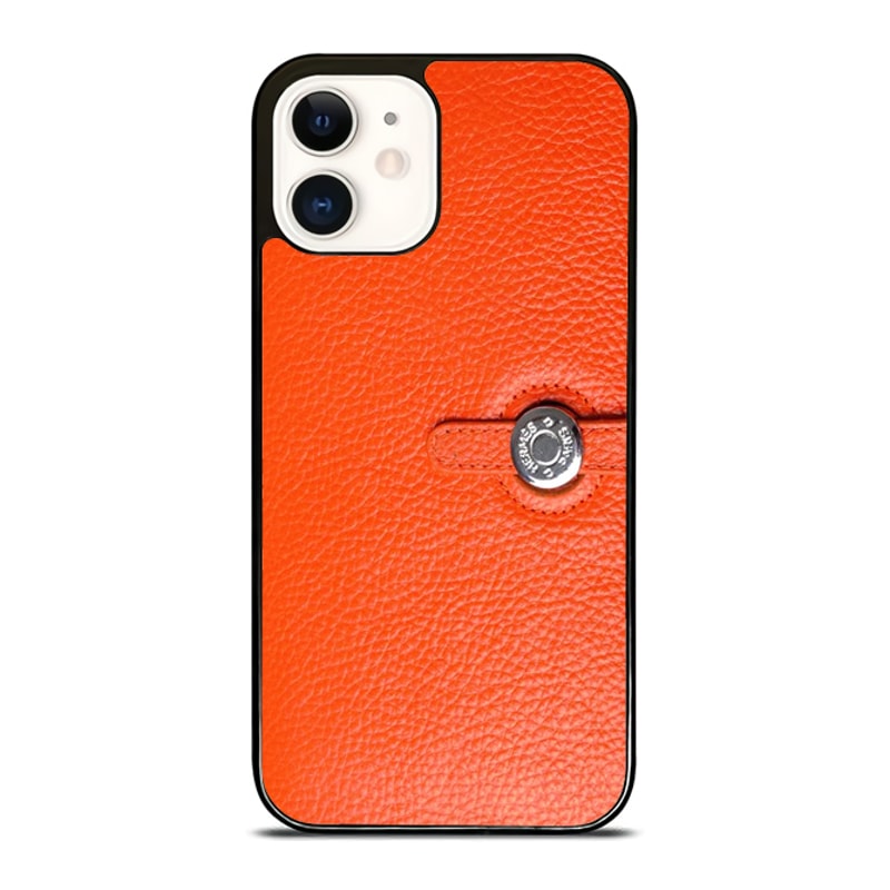 Hermes Wallet Orange IPhone Case Stylish Durable Phone Cover For IPhone Samsung Galaxy And Google 0