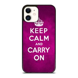 keep calm carry on iphone case - stylish & durable phone cover for iphone