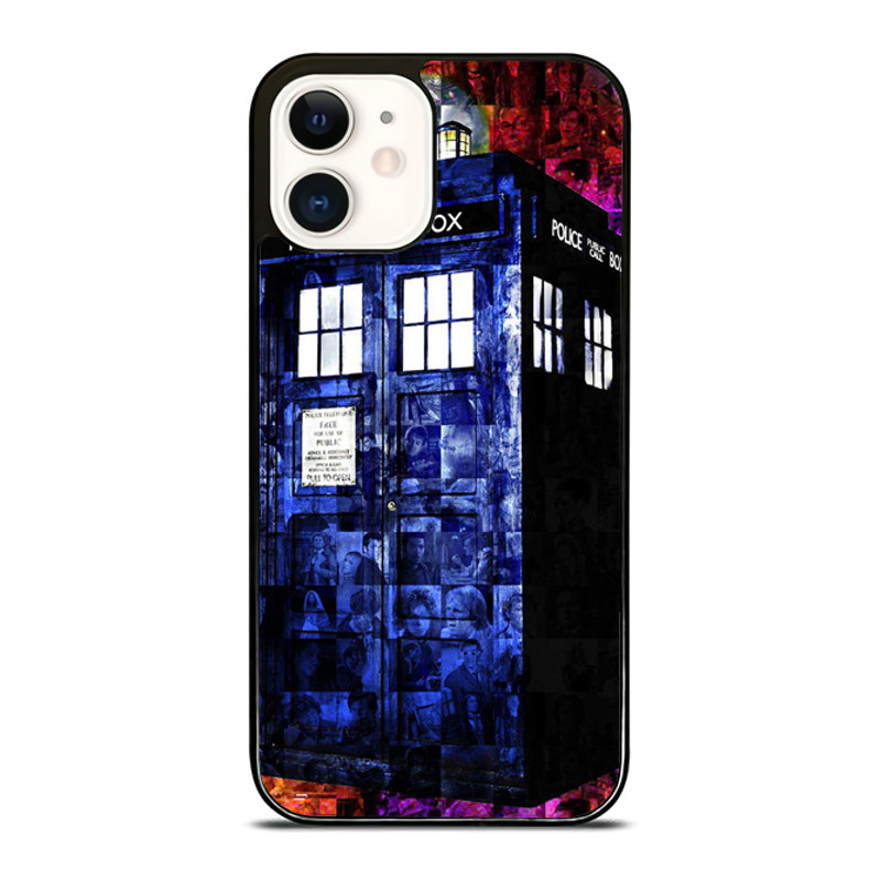 Blue Tardis Photo Collage Custom IPhone Case Personalize Your Style Today 0