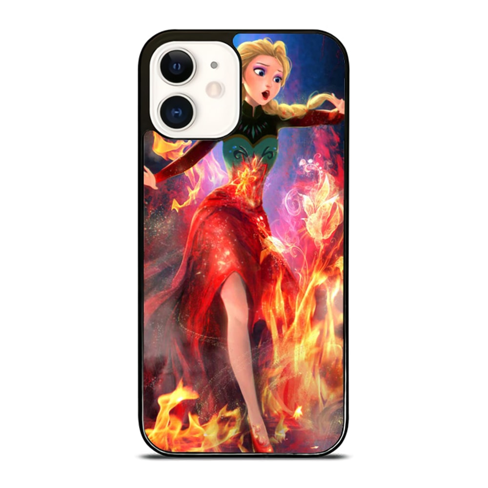 Elsa Red Fire Custom IPhone Case Personalize Your Style Today 0