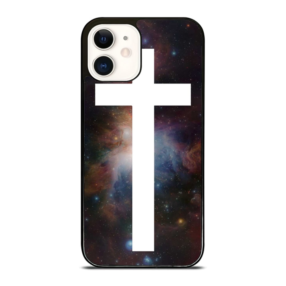 Galaxy Nebula White Cross Custom IPhone Case Personalize Your Style Today 0
