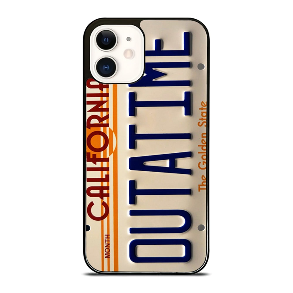 Outa Time Plate Custom IPhone Case Personalize Your Style Today 0