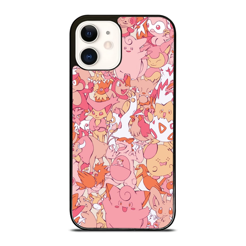 Pink Pokemon Pattern Custom IPhone Case Personalize Your Style Today 0