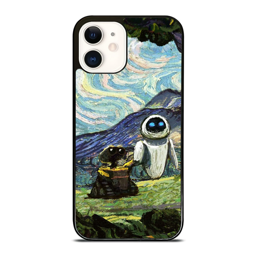 Starry Night Wall E And Eve Custom IPhone Case  Personalize Your Style Today 0