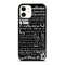 One Direction Song Lyric Custom IPhone Case  Personalize Your Style Today 0