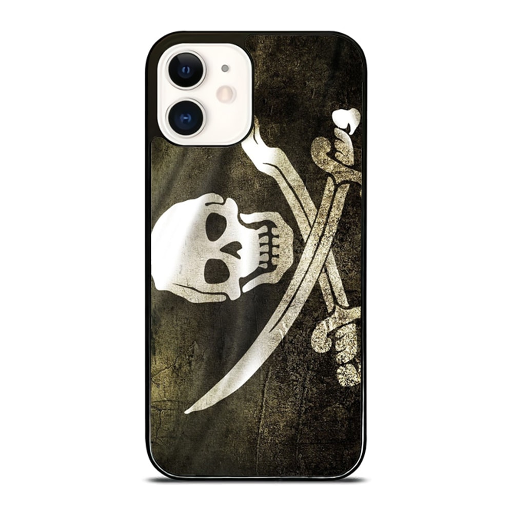 Vintage Skull Pirates Flag Custom IPhone Case Personalize Your Style Today 0