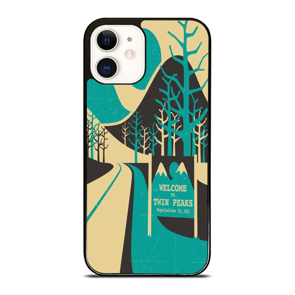 Welcome To Twin Peaks Map Custom IPhone Case Personalize Your Style Today 0