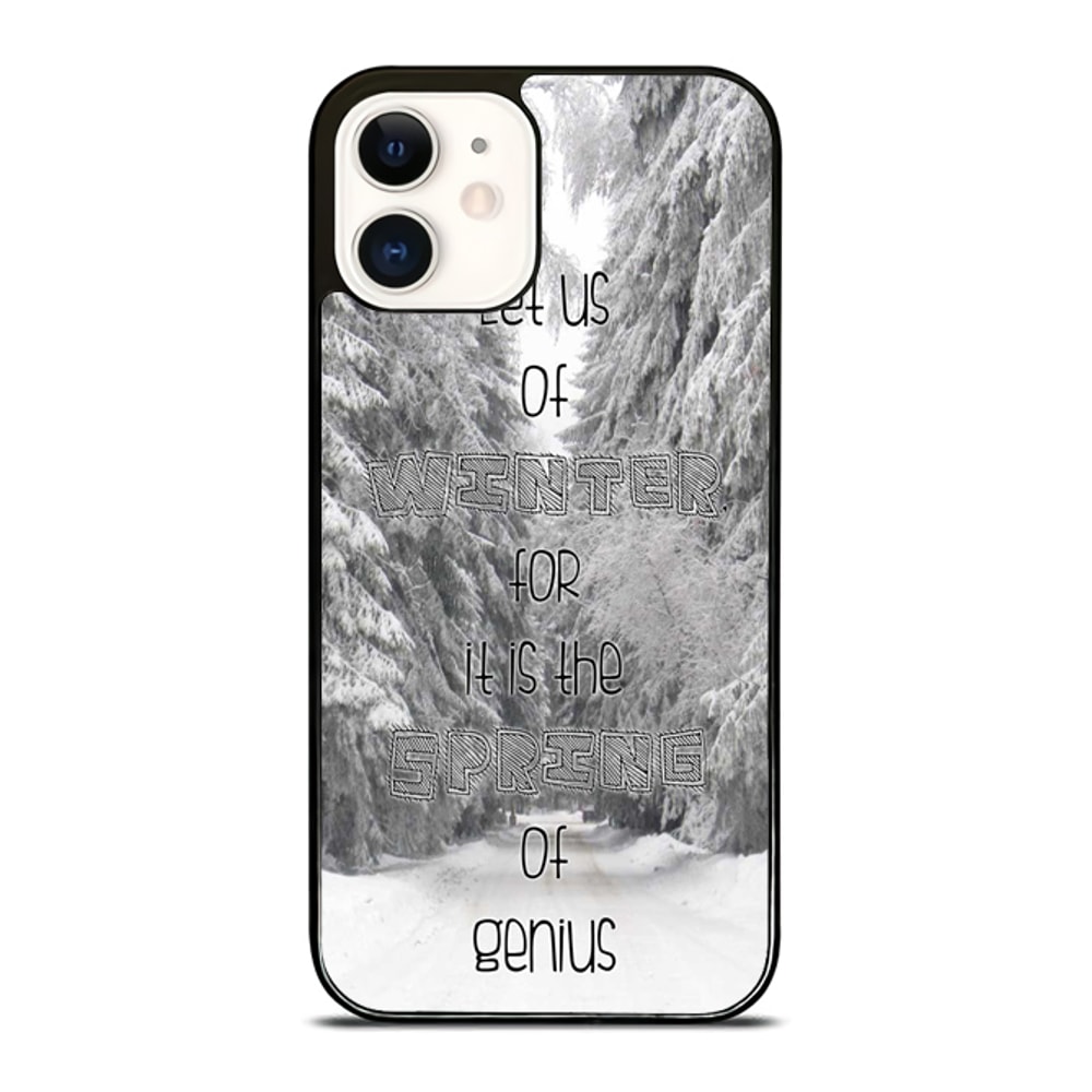 Winter Quotes Custom IPhone Case Personalize Your Style Today 0