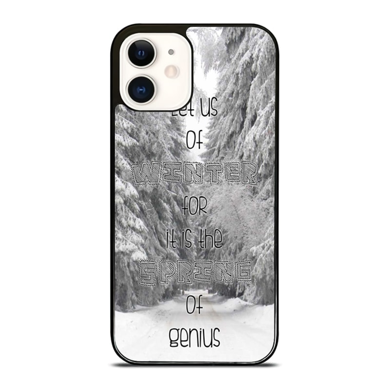 Winter Quotes Custom IPhone Case Personalize Your Style Today 0