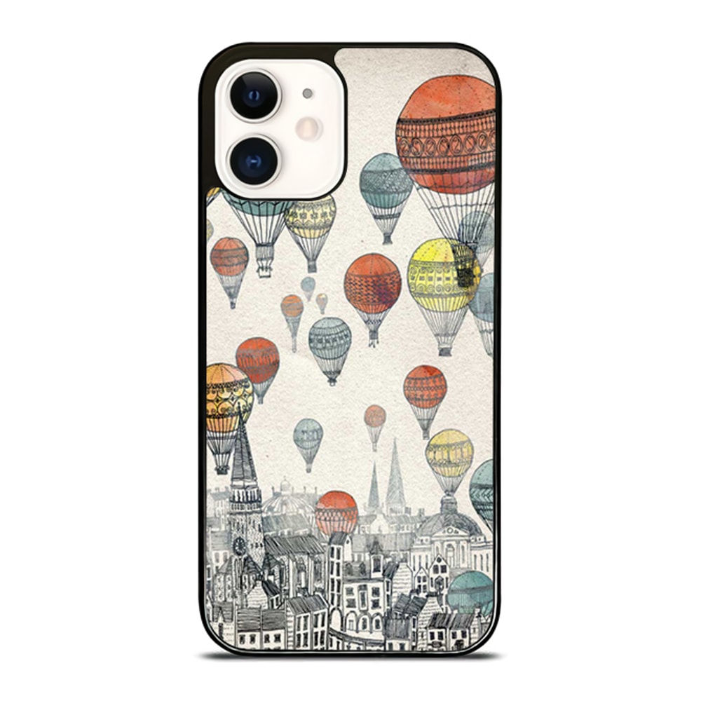 Air Balloons Parade In City Custom IPhone Case Personalize Your Style Today 0