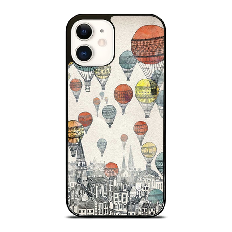 Air Balloons Parade In City Custom IPhone Case Personalize Your Style Today 0