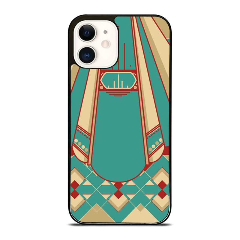Art Deco Red Blue Custom IPhone Case Personalize Your Style Today 0