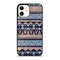 Blue Aztec Pattern Art Wood Custom IPhone Case  Personalize Your Style Today 0