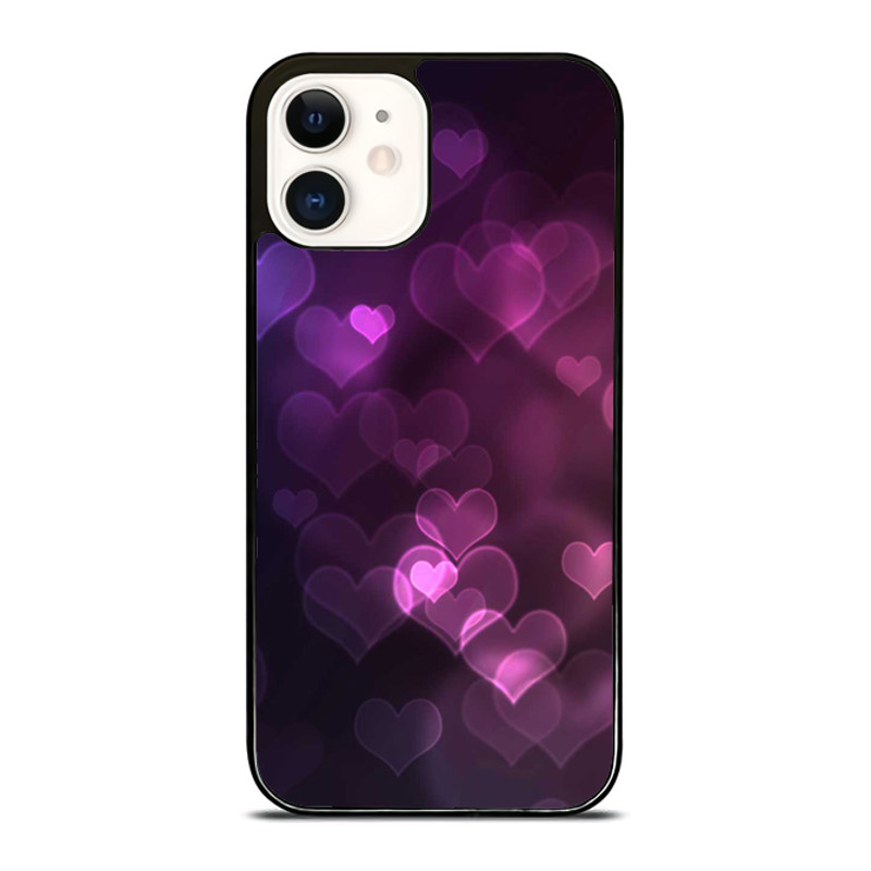 Blurred Light Love Purple Colour Custom IPhone Case  Personalize Your Style Today 0