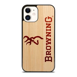 browning deer wood texture custom iphone case – personalize your style today!
