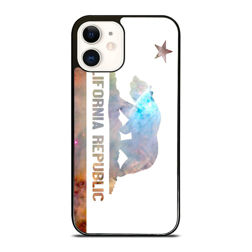 California State Flag Nebula Custom IPhone Case  Personalize Your Style Today 0