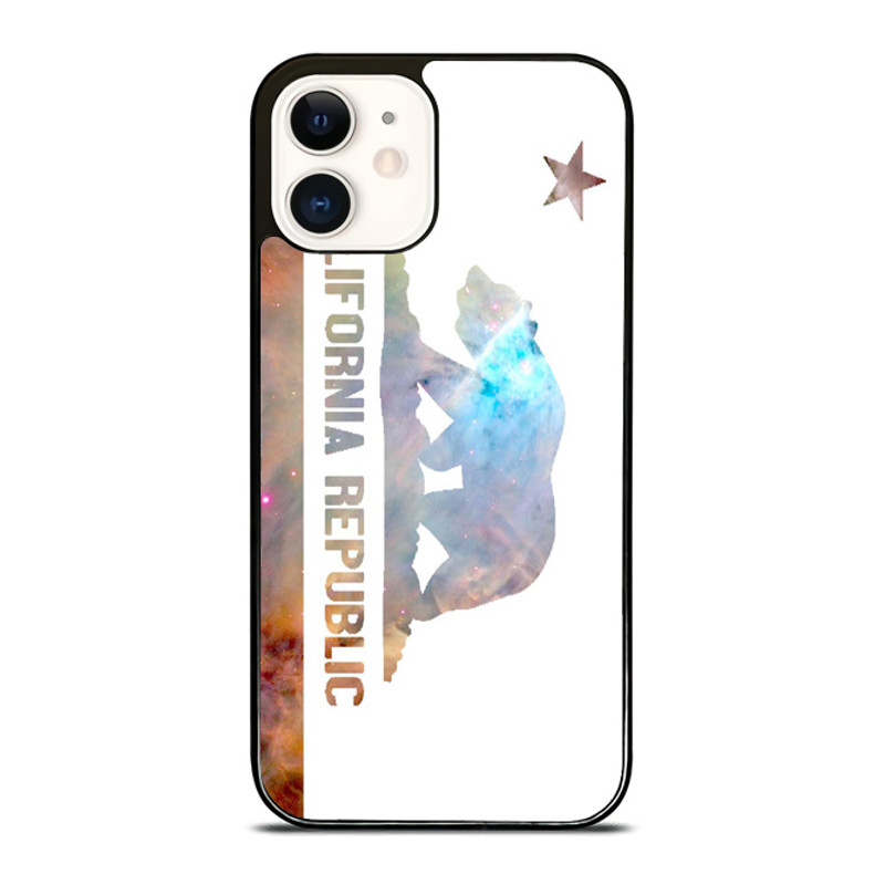 California State Flag Nebula Custom IPhone Case  Personalize Your Style Today 0