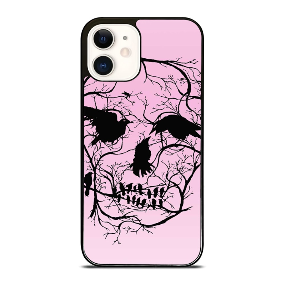 Crows In Tree Skull Custom IPhone Case Personalize Your Style Today 0